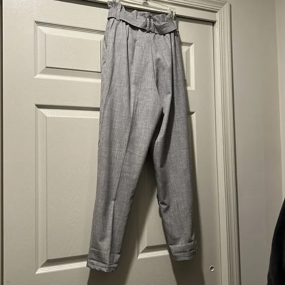 grey dress pants h&m Men's Dark grey Slim-Fit Suit Pants